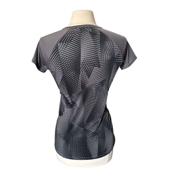 Reebok Women's Performance Athletic  Gray Black Workout Top Sz Small‎ - Picture 3 of 7